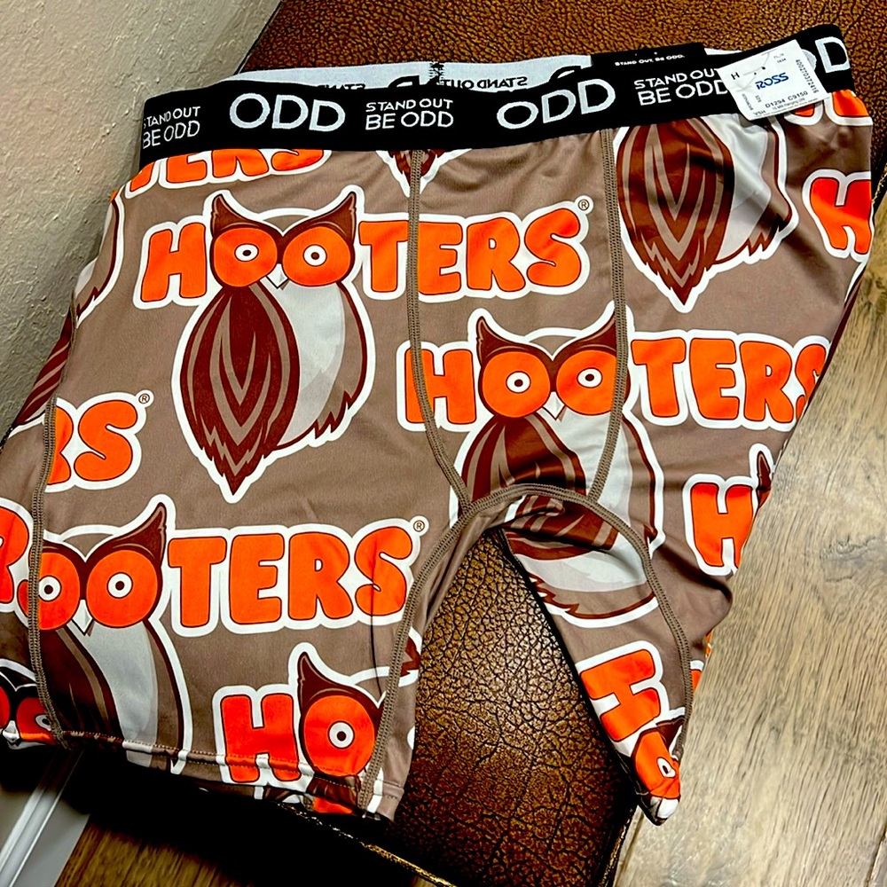 New Odd Hooters Boxer Brief Premium Performance Underwear Lightweight Stretch!
